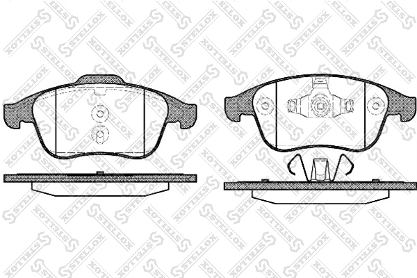 Sapatas do freio dianteiras de disco 410600011R Renault (RVI)