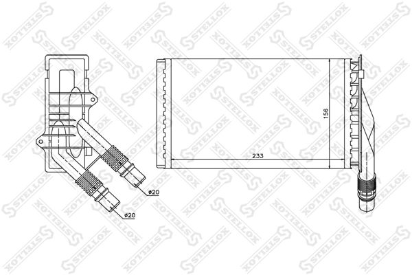Compre 7701205538 Nissan/Infiniti Radiador de forno (de aquecedor)