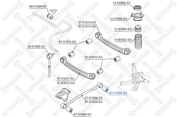 Bloco silencioso dianteiro de braço oscilante traseiro longitudinal General Motors 96550066 preço, a partir de 3,98 USD