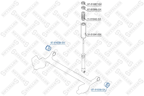 Bloco silencioso de viga traseira (de plataforma veicular) Hyundai Getz preço, a partir de 12,03 USD