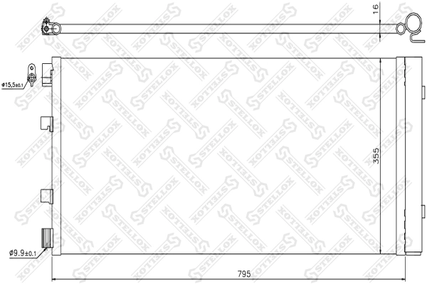 Radiador de aparelho de ar condicionado Renault Master preço, a partir de 135,86 USD