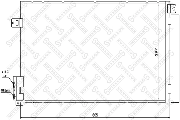 Radiador de aparelho de ar condicionado Peugeot/Citroen 1610160280 preço, a partir de 65,18 USD