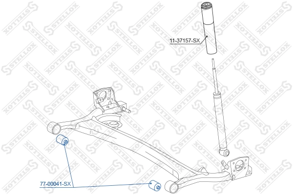 Compre Bloco silencioso de viga traseira (de plataforma veicular) Toyota Auris 