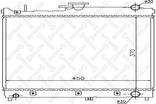 Radiador de esfriamento de motor para Suzuki Jimny  FJ
