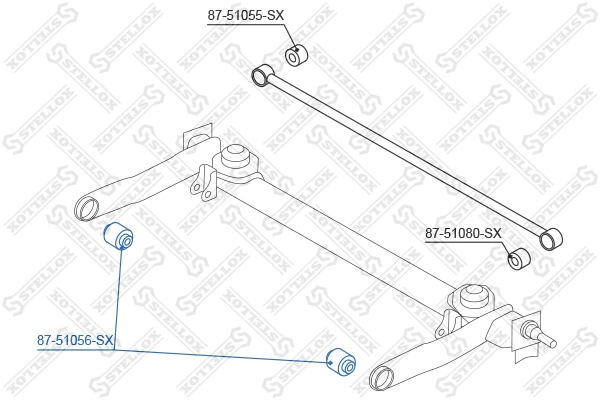Compre Bloco silencioso de viga traseira (de plataforma veicular) Hyundai Atos 