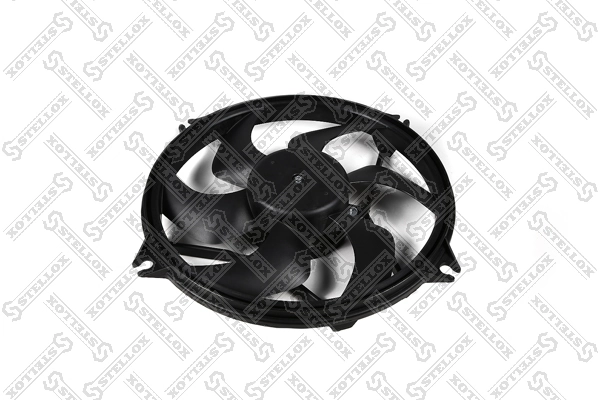 Ventilador elétrico de esfriamento montado (motor + roda de aletas) Citroen Berlingo  M