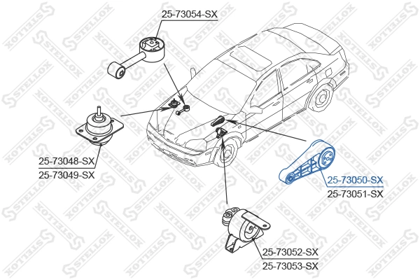 Coxim (suporte) traseiro de motor Hyundai/Kia 96550261 preço, a partir de 30,96 USD