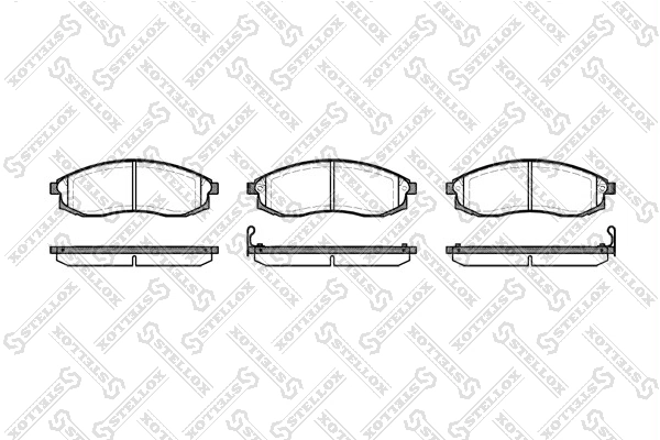 Sapatas do freio dianteiras de disco Nissan/Infiniti D106038UXM preço, a partir de 37,16 USD
