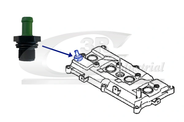 Válvula PCV de ventilação dos gases de cárter 3RG 86801 preço, a partir de 3,26 USD