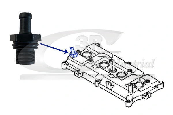 Válvula PCV de ventilação dos gases de cárter 3F103099 AND