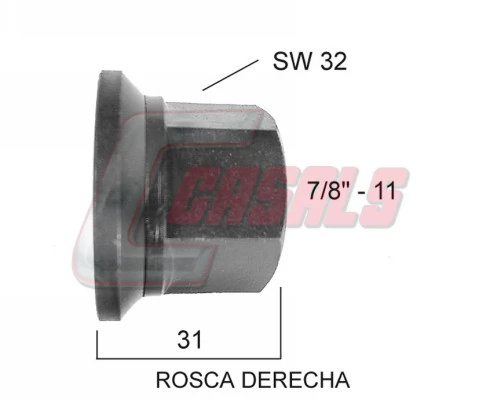 Compre 3186905 Scania Porca de roda