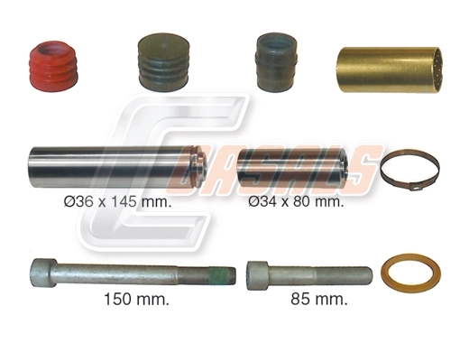 A0004216174 Mercedes Kit de reparação de suporte do freio traseiro
