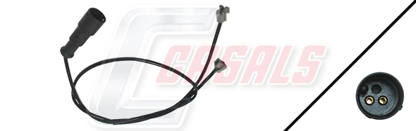 Sensor traseiro de desgaste das sapatas do freio Schmitz 1105068 preço, a partir de 9,58 USD