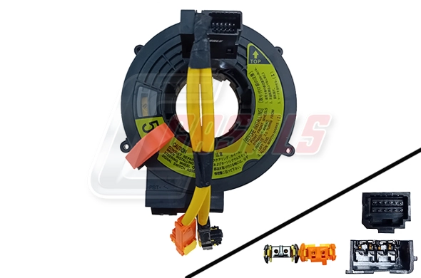 Anel AIRBAG de contato, cabo plano do volante para Toyota Land Cruiser J12