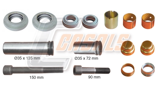 Kit de reparação de suporte do freio dianteiro MAN 81508026021