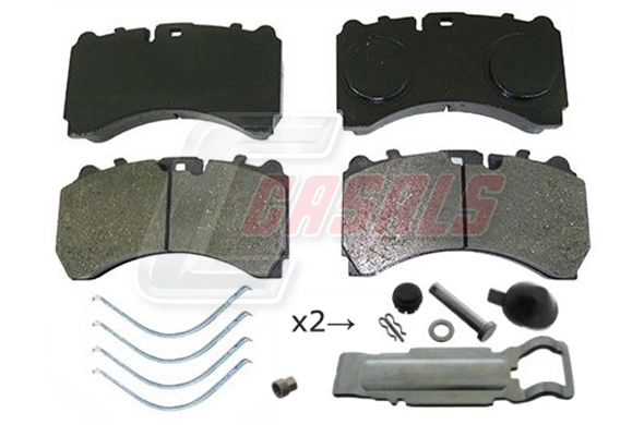 Sapatas do freio traseiras de disco para Mercedes Benz Truck TRUCK ACTROS 
