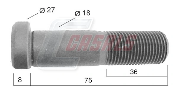 Compre A0004016871 Mercedes Parafuso de roda