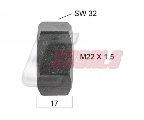 Porca de roda 1263487 DAF