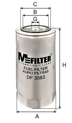 4897833 Dongfeng Filtro de combustível