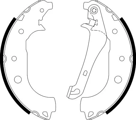 Sapatas do freio de estacionamento para Ford ECOSPORT  
