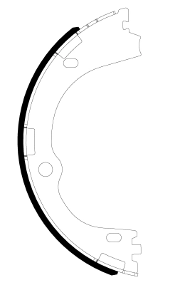 Sapatas do freio de estacionamento para Hyundai Tucson III TL