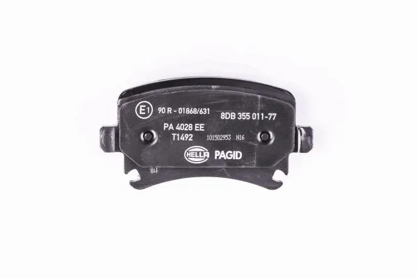 Compre 8DB355011771 HELLA Sapatas do freio traseiras de disco