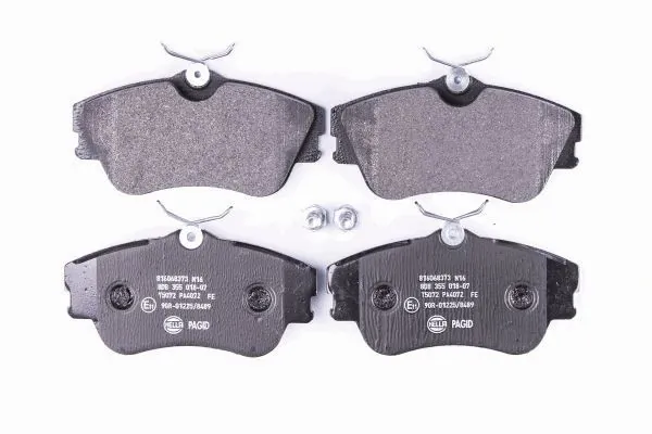 Compre 8DB355018071 HELLA Sapatas do freio dianteiras de disco