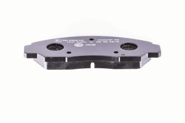 Sapatas do freio dianteiras de disco HELLA 8DB355010981