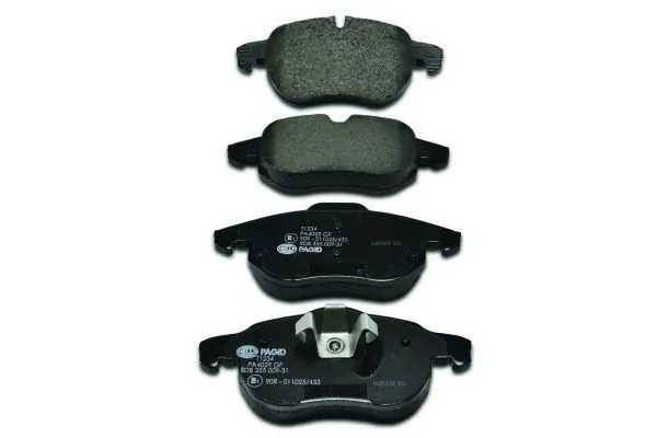 Compre 8DB355009311 HELLA Sapatas do freio dianteiras de disco