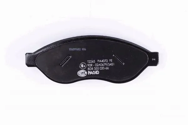 Compre 8DB355020661 HELLA Sapatas do freio dianteiras de disco