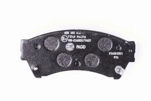 Compre 8DB355013761 HELLA Sapatas do freio dianteiras de disco