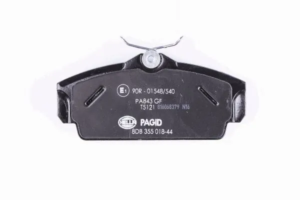 Sapatas do freio dianteiras de disco 8DB355018441 HELLA