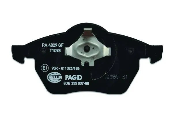 Compre 8DB355007881 HELLA Sapatas do freio dianteiras de disco