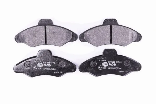 Compre 8DB355019041 HELLA Sapatas do freio dianteiras de disco