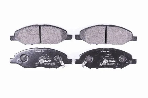 Compre 8DB355014371 HELLA Sapatas do freio dianteiras de disco