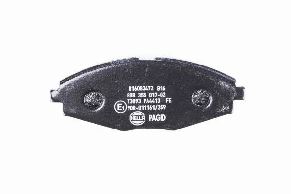 Sapatas do freio dianteiras de disco 8DB355017021 HELLA