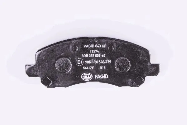 Compre 8DB355009671 HELLA Sapatas do freio dianteiras de disco