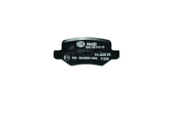 Sapatas do freio traseiras de disco 8DB355012131 HELLA