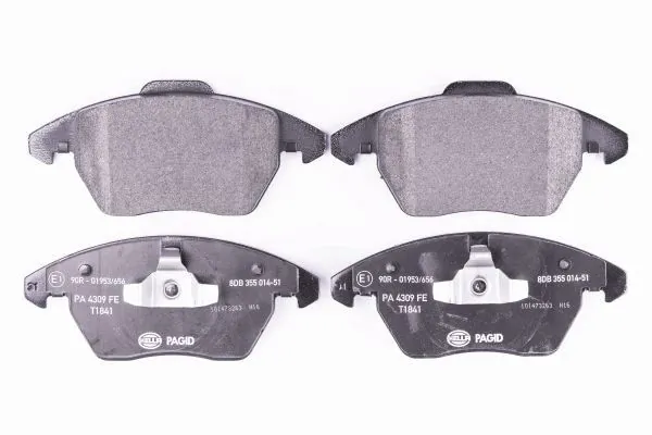 Compre 8DB355014511 HELLA Sapatas do freio dianteiras de disco