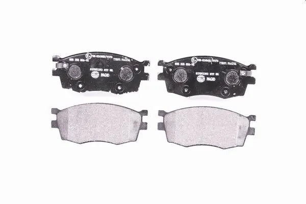 Compre 8DB355006951 HELLA Sapatas do freio dianteiras de disco