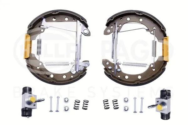Compre Sapatas do freio traseiras de tambor, montadas com cilindros, kit Seat Cordoba 