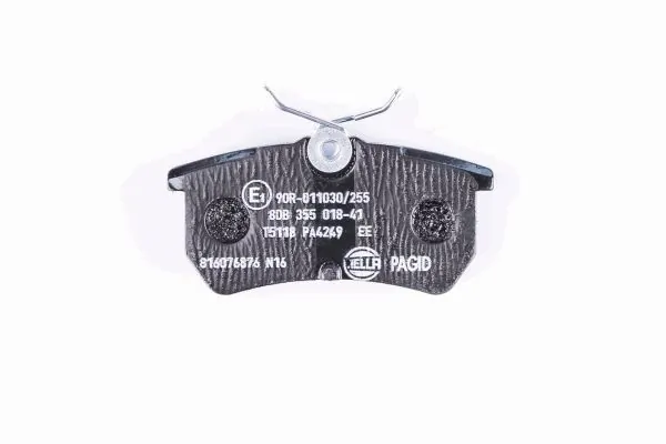 Compre 8DB355018411 HELLA Sapatas do freio traseiras de disco