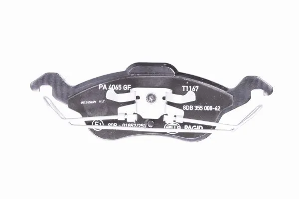 Compre 8DB355008621 HELLA Sapatas do freio dianteiras de disco