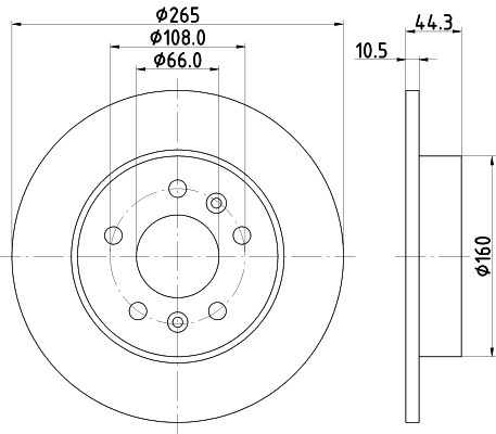 Compre 8564550 Brembo Disco do freio traseiro