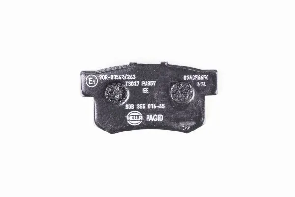 Sapatas do freio traseiras de disco HELLA 8DB355016451