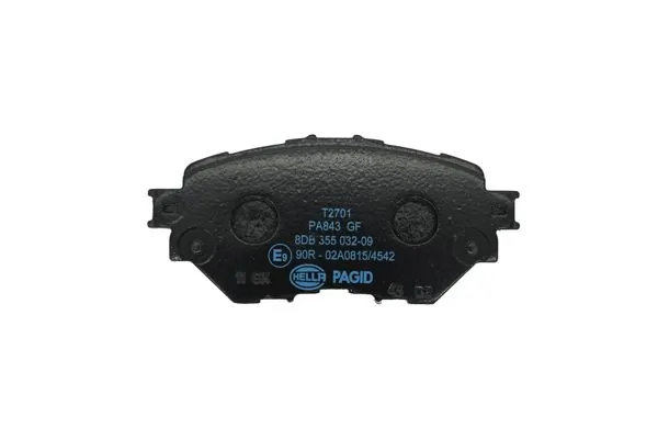 Compre 8DB355032091 HELLA Sapatas do freio dianteiras de disco