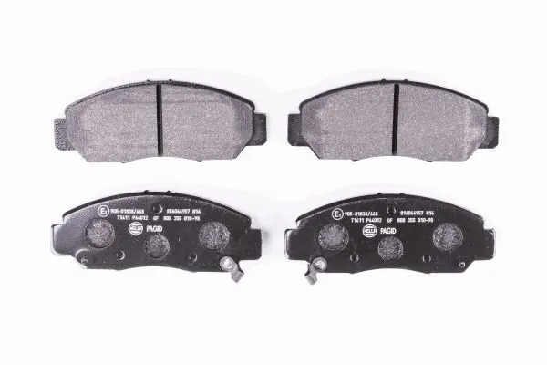 Compre 8DB355010981 HELLA Sapatas do freio dianteiras de disco