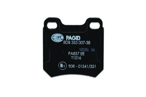 Sapatas do freio traseiras de disco 8DB355007381 HELLA