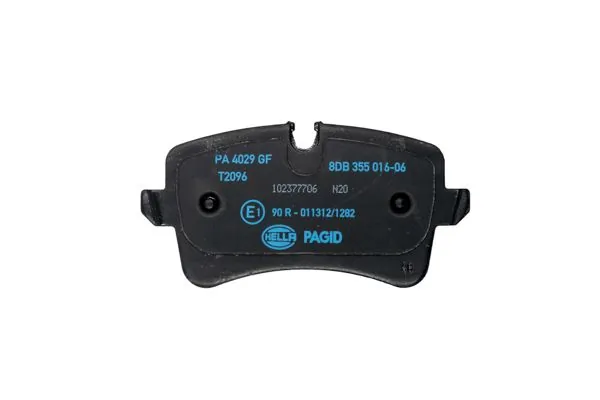 Sapatas do freio traseiras de disco 8DB355016061 HELLA