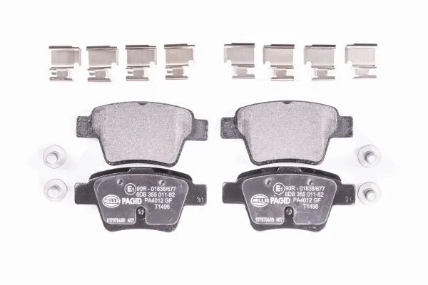 Sapatas do freio traseiras de disco 8DB355011821 HELLA